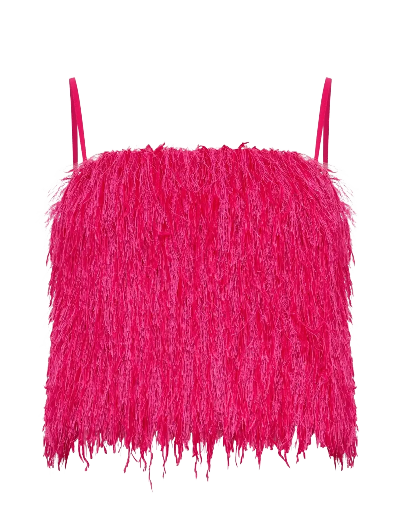 French Connection SONIA TEXTURED STRAPPY TOP - Kläder - PEONY PINK / pink/rose