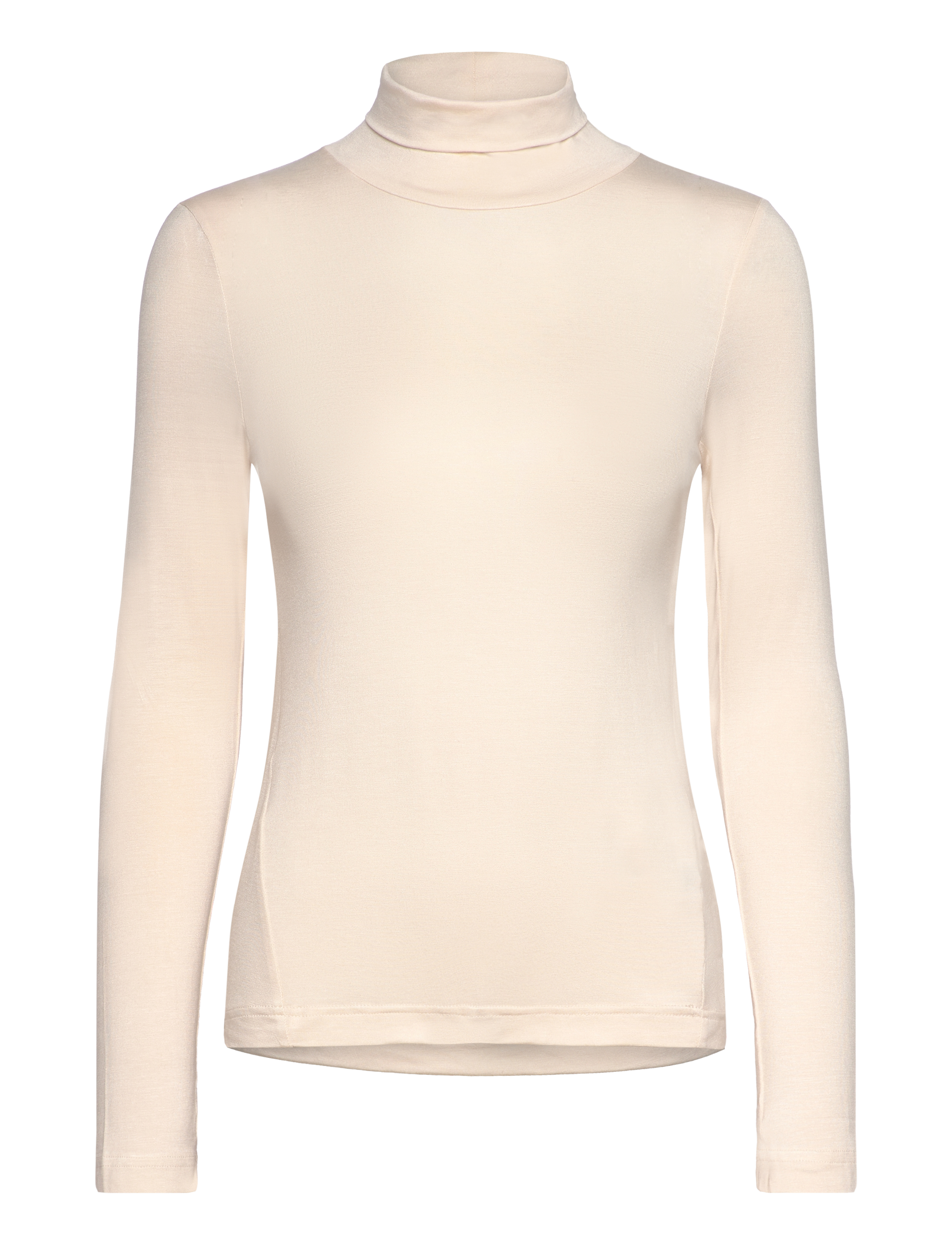 VENITIA JERSEY SPLIT CUFF TOP - CLASSIC CREAM