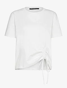 RALLIE COTTON ROUCHED T-SHIRT, French Connection