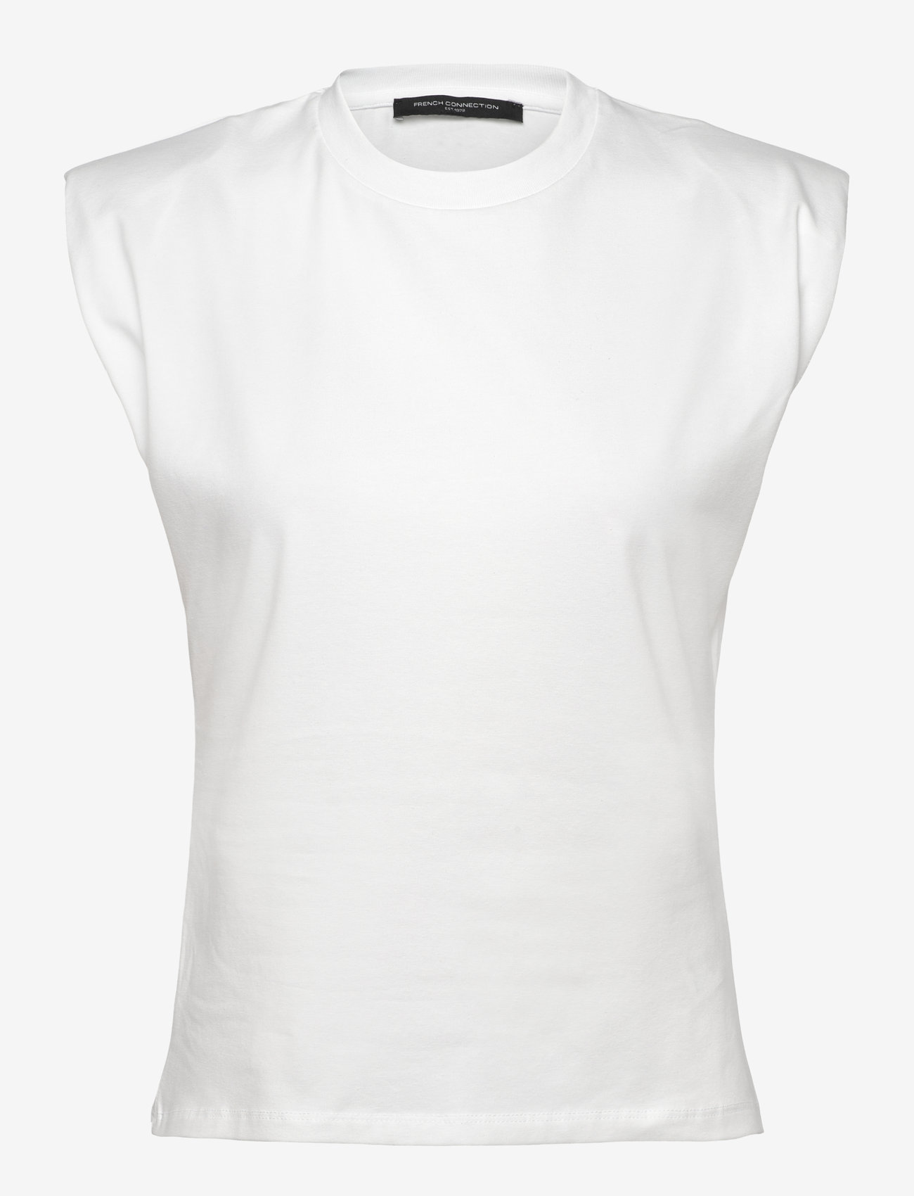 French Connection - RALLIE SHOULDER PAD TANK - linen white - 1