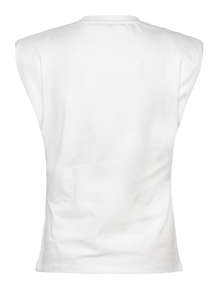 French Connection - RALLIE SHOULDER PAD TANK - Ärmellose tops - linen white - 2