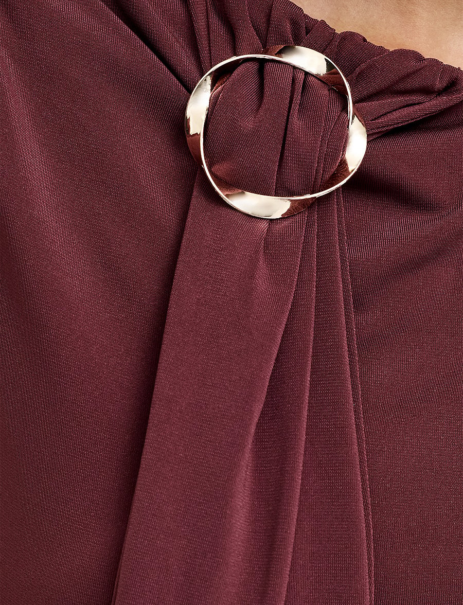 French Connection - MAXINE JERSEY TRIM TOP - Ärmellose tops - cherry liqueur - 2