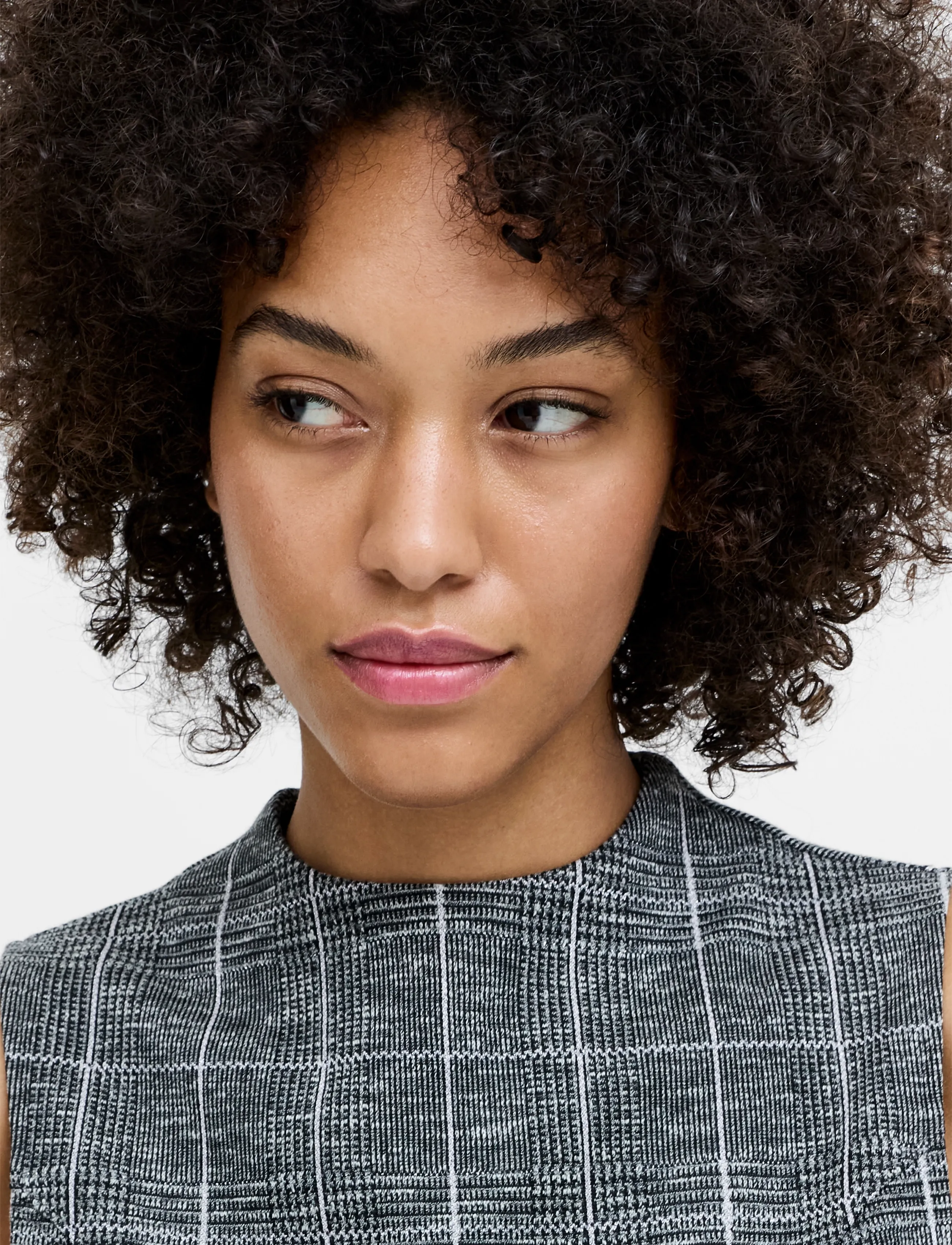 French Connection - WESLEY CHECK S/LESS TOP - Ärmellose tops - grey multi - 2