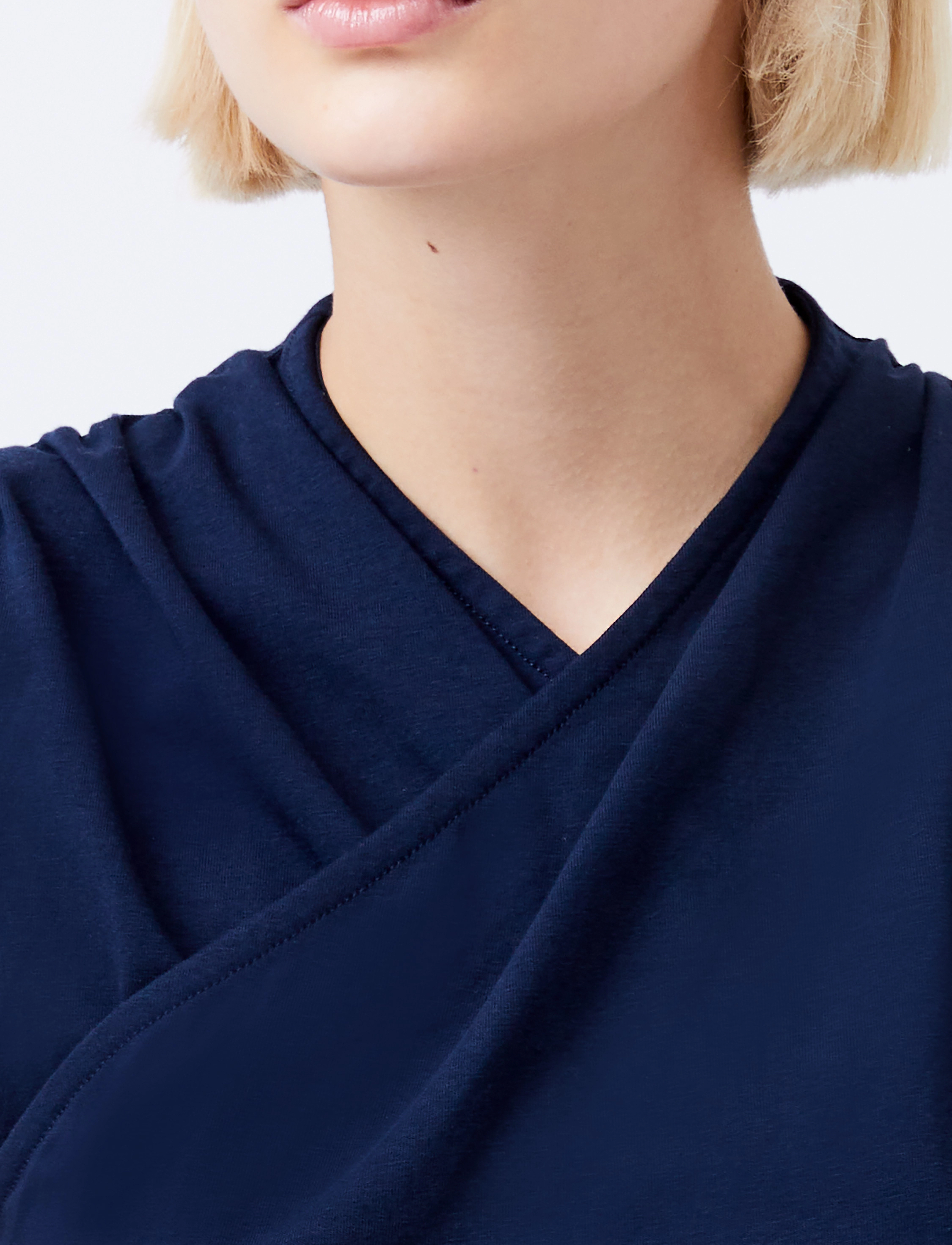 French Connection - RALLIE CROSS NECK TOP - marine - 2