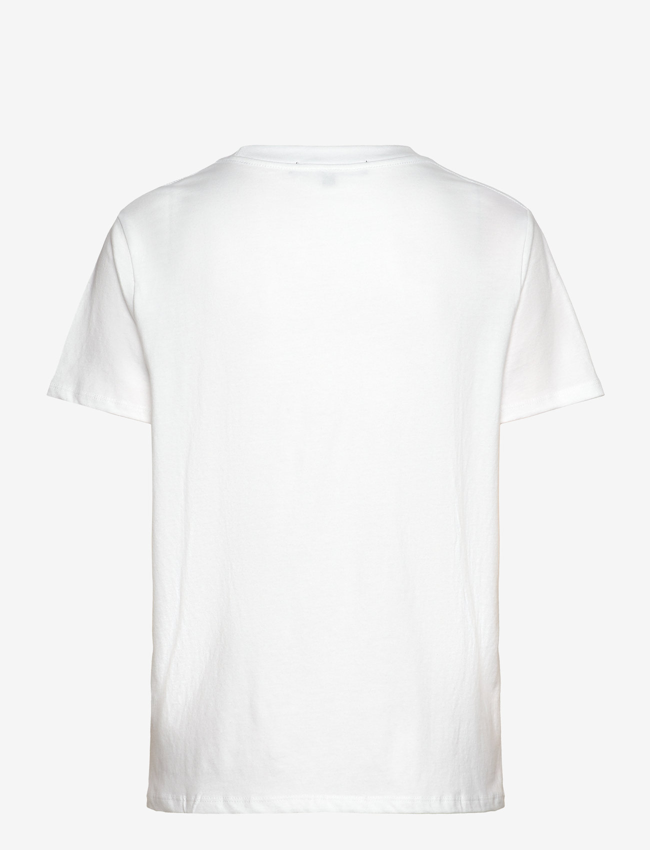 French Connection - BOW GRAPHIC SS TEE - linen white - 2