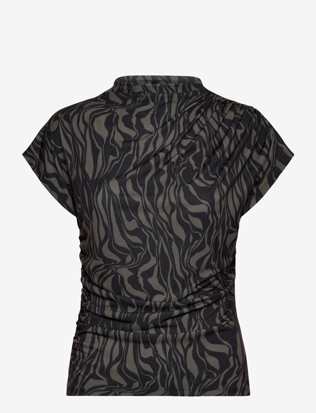 French Connection - ZARIA ZINA JERSEY TOP - t-särgid - washed khaki/blk - 1