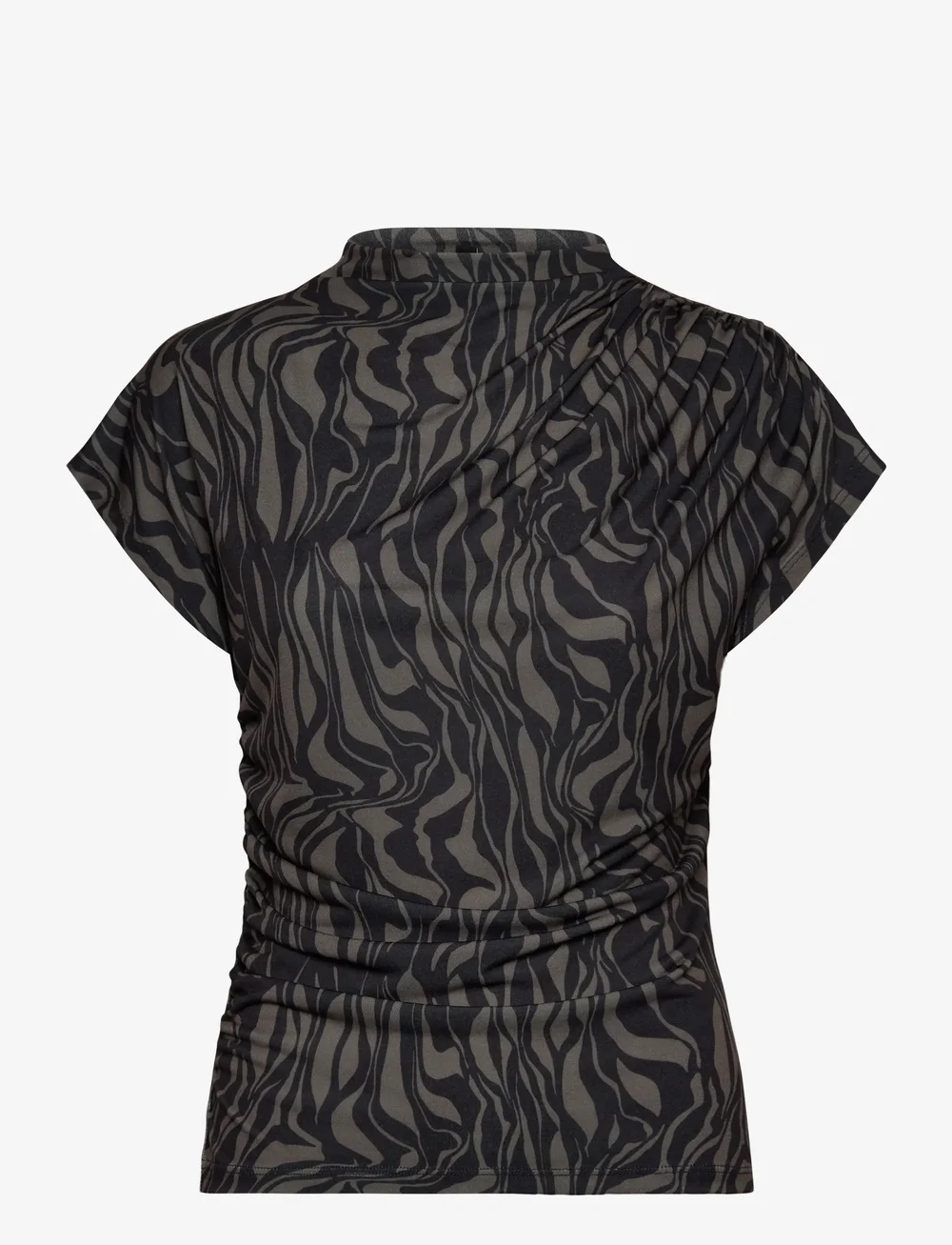 French Connection - ZARIA ZINA JERSEY TOP - t-paidat - washed khaki/blk - 1