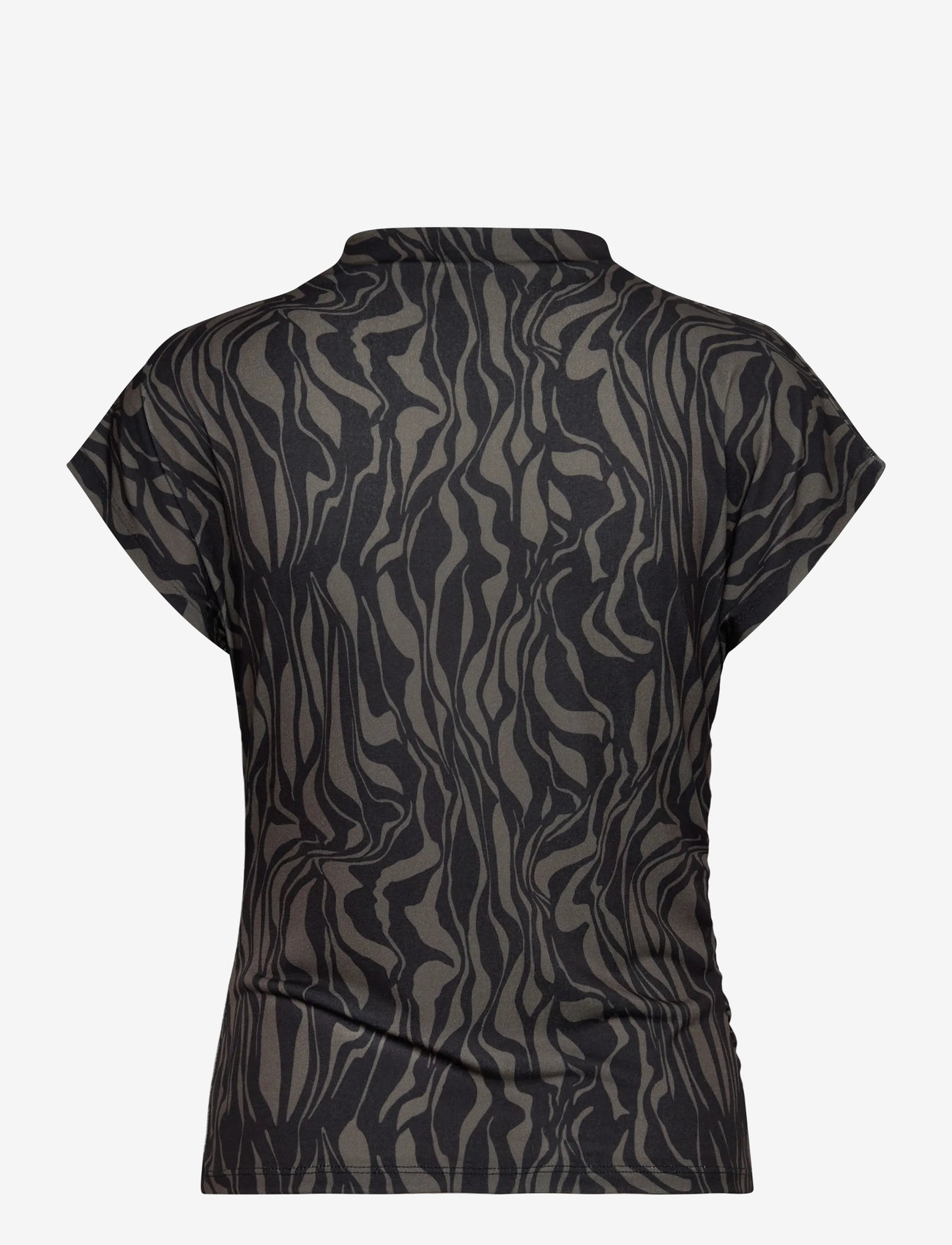 French Connection - ZARIA ZINA JERSEY TOP - t-särgid - washed khaki/blk - 2