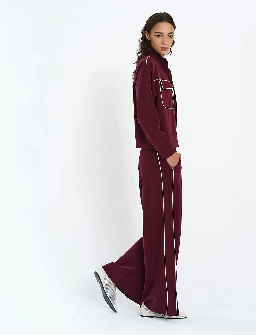 French Connection - WREN JERSEY ZIP UP L/S SWEAT - trainingsjacken - berry red - 3
