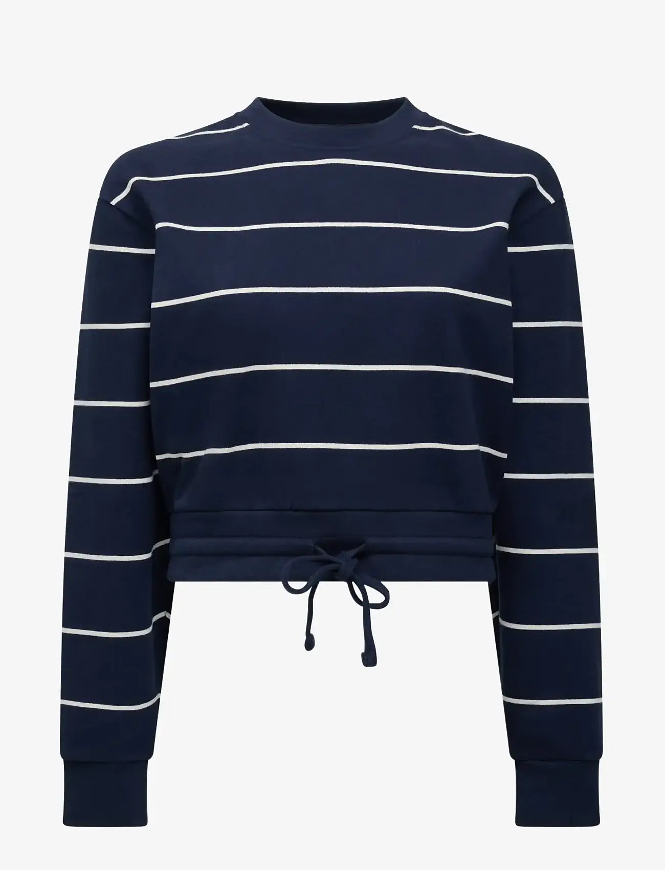 French Connection - SUNDAY SWEAT STRIPED D/S TOP - alltags-style - navy/porcelain strip - 1