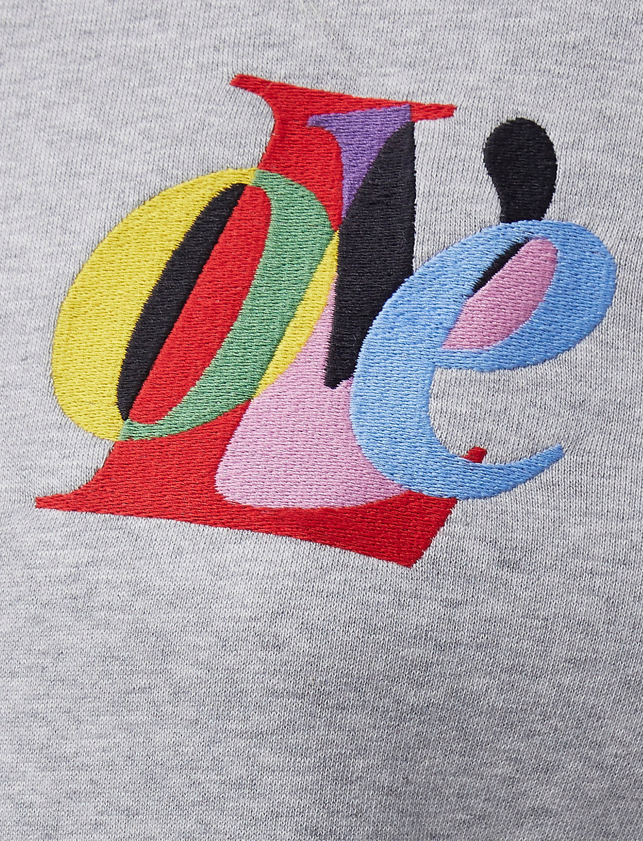 French Connection - LOVE GRAPHIC CREW NECK SWEAT - light grey mel - 4