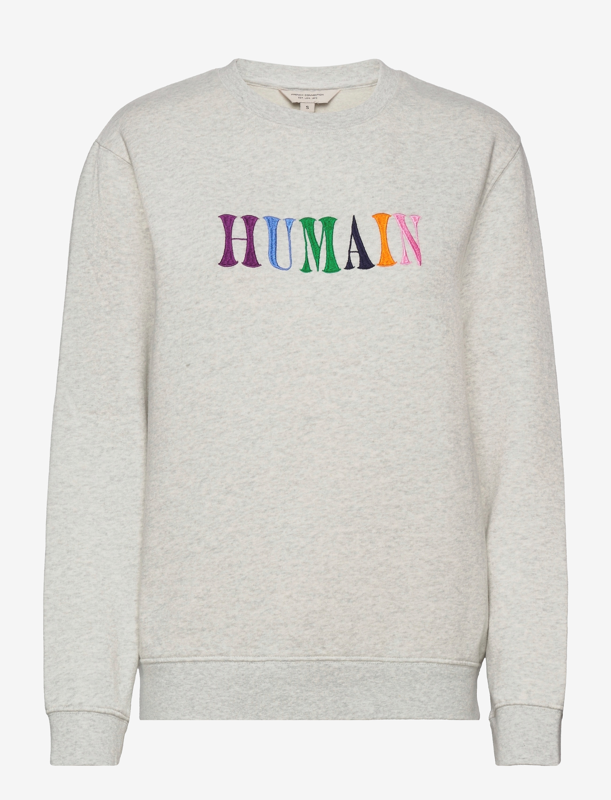 French Connection - HUMAIN ORGANIC L/S CREW SWEAT - dove grey mell - 1