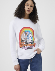 French Connection - PEGASUS GRAPHIC SWEAT - moterims - linen white - 3