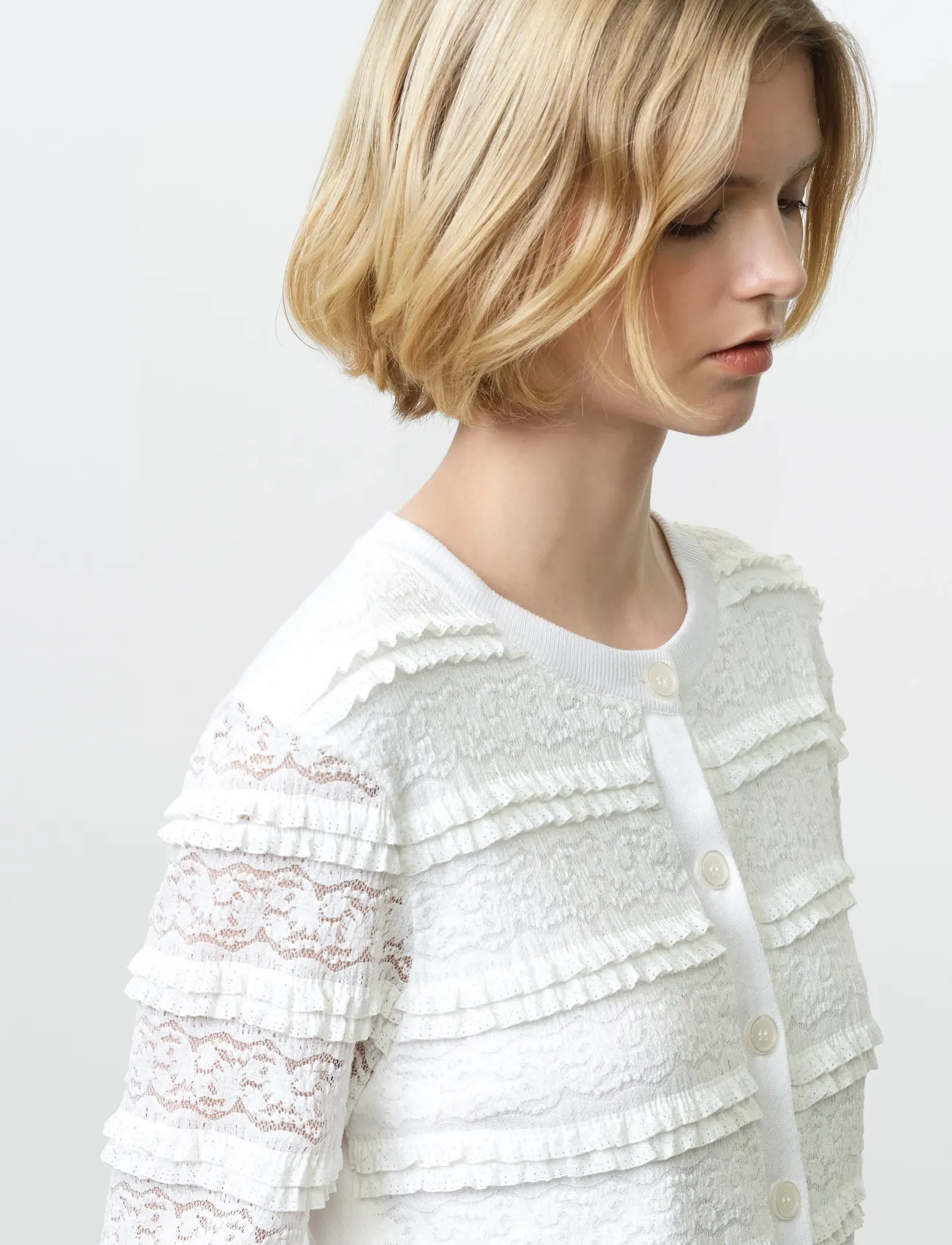 Krista Lace Mix Cardigan 5