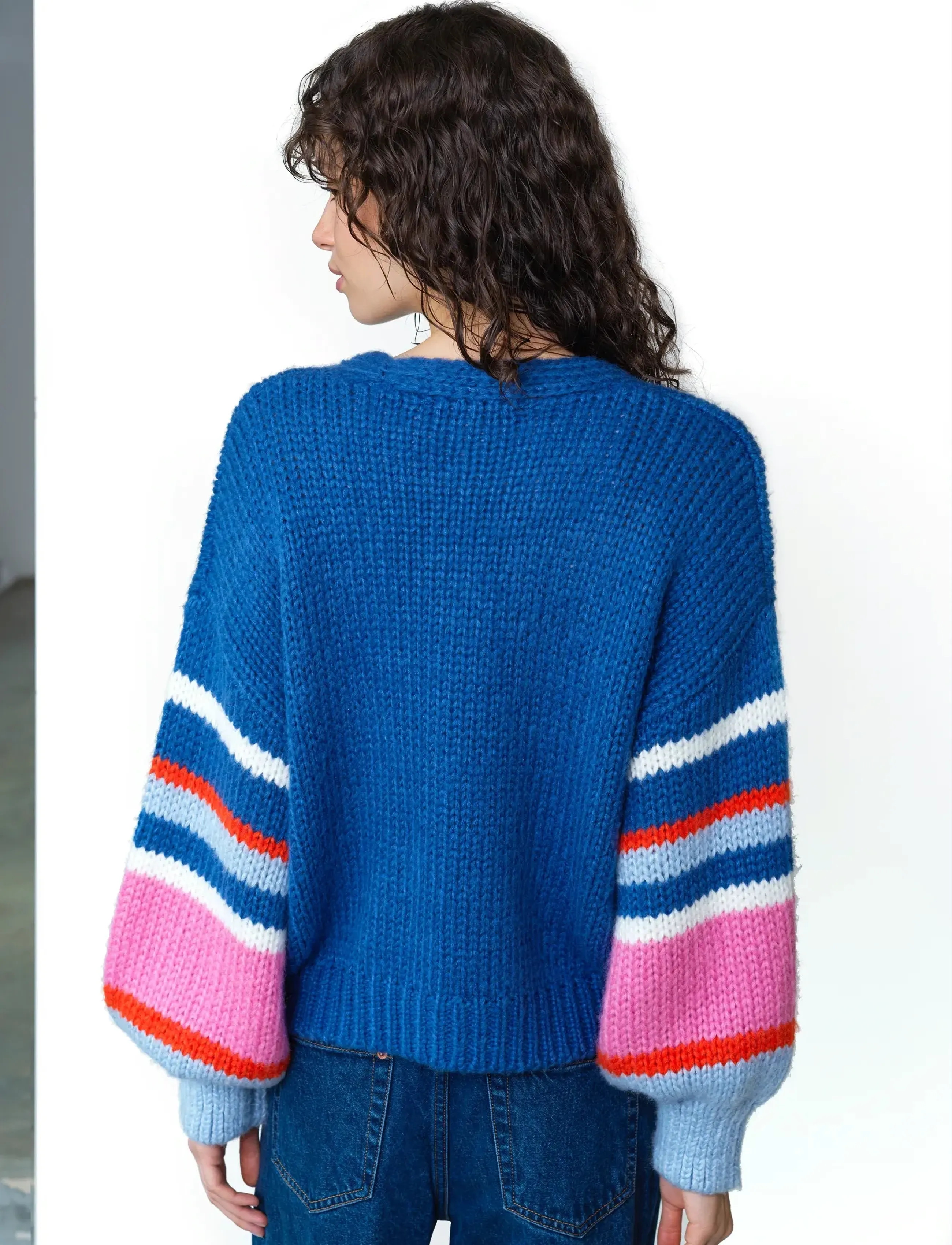 Monroe Coloured Slv Cardigan 4
