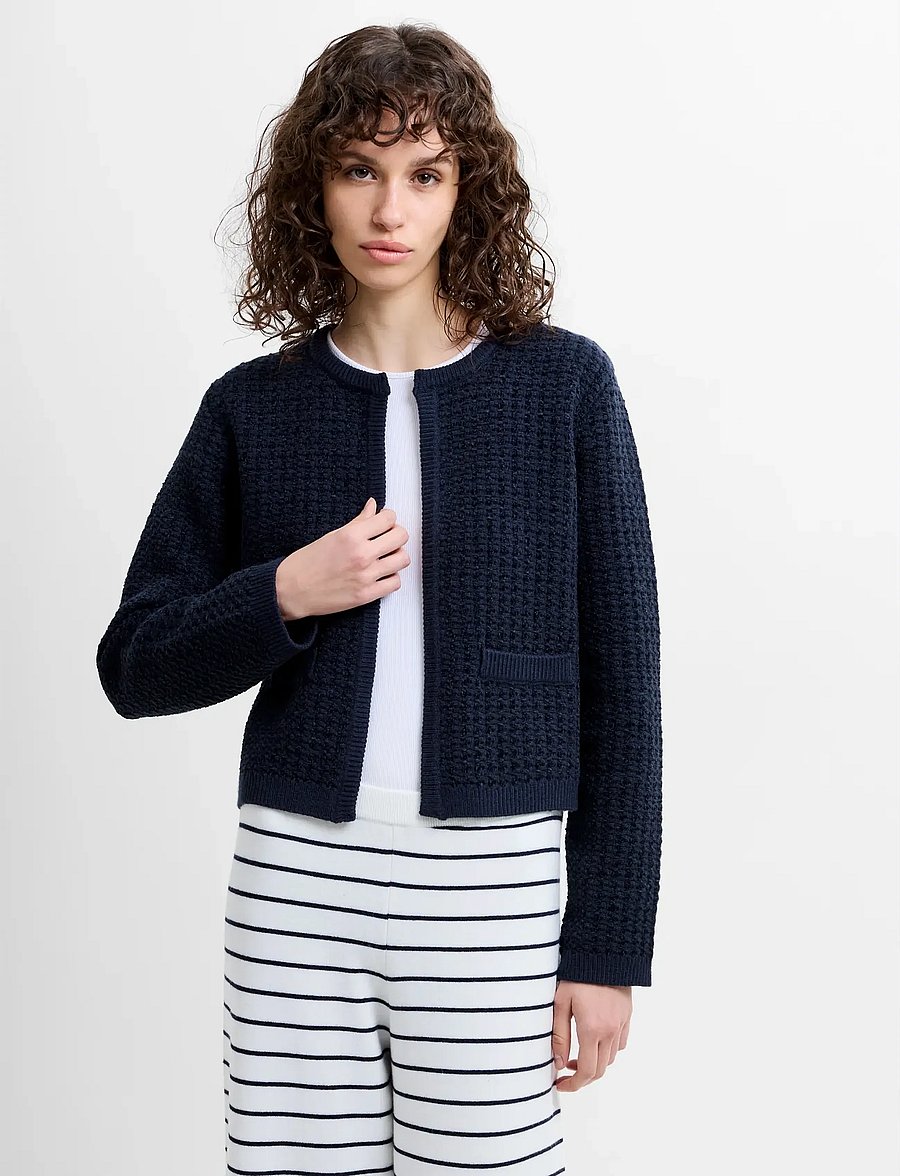 French Connection - NOAR CARDIGAN - kardiganid - navy - 0