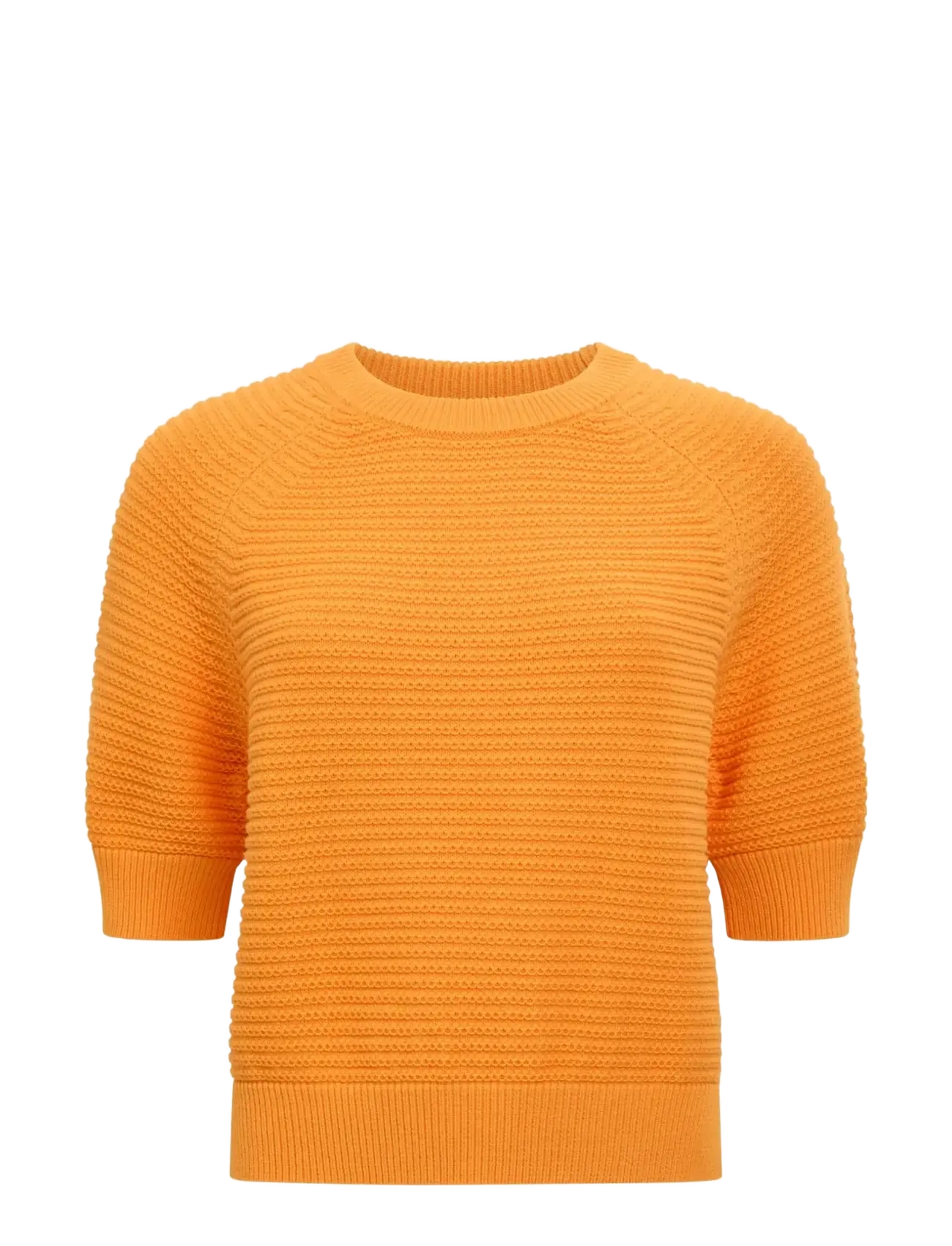 French Connection LILY MOZART SHORT SLV JUMPER - Pullover - APRICOT ORANGE / orange