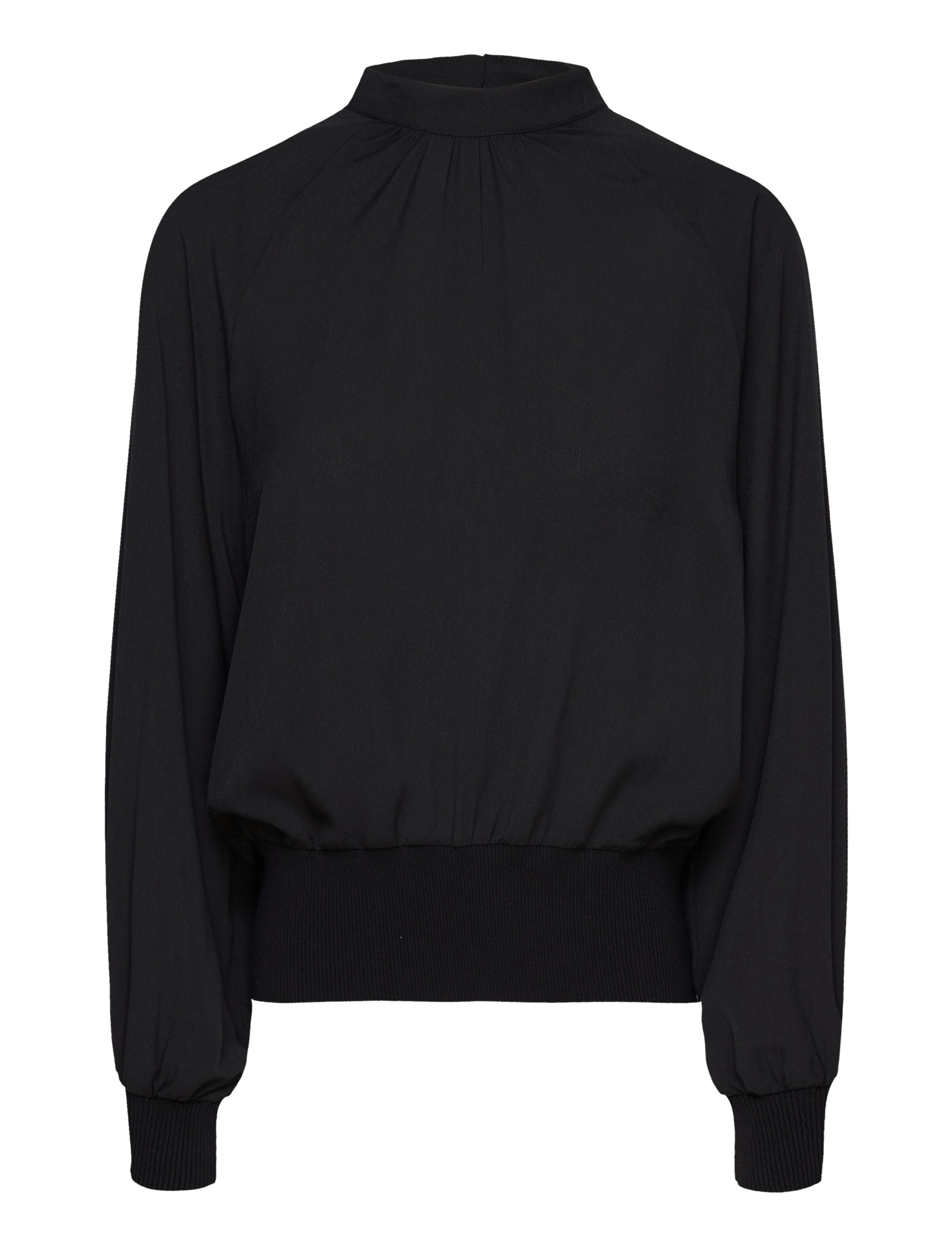 FRENCH CONNECTION Krista Knit L/S Stand Nk Oberteil Schwarz - XS - Damen