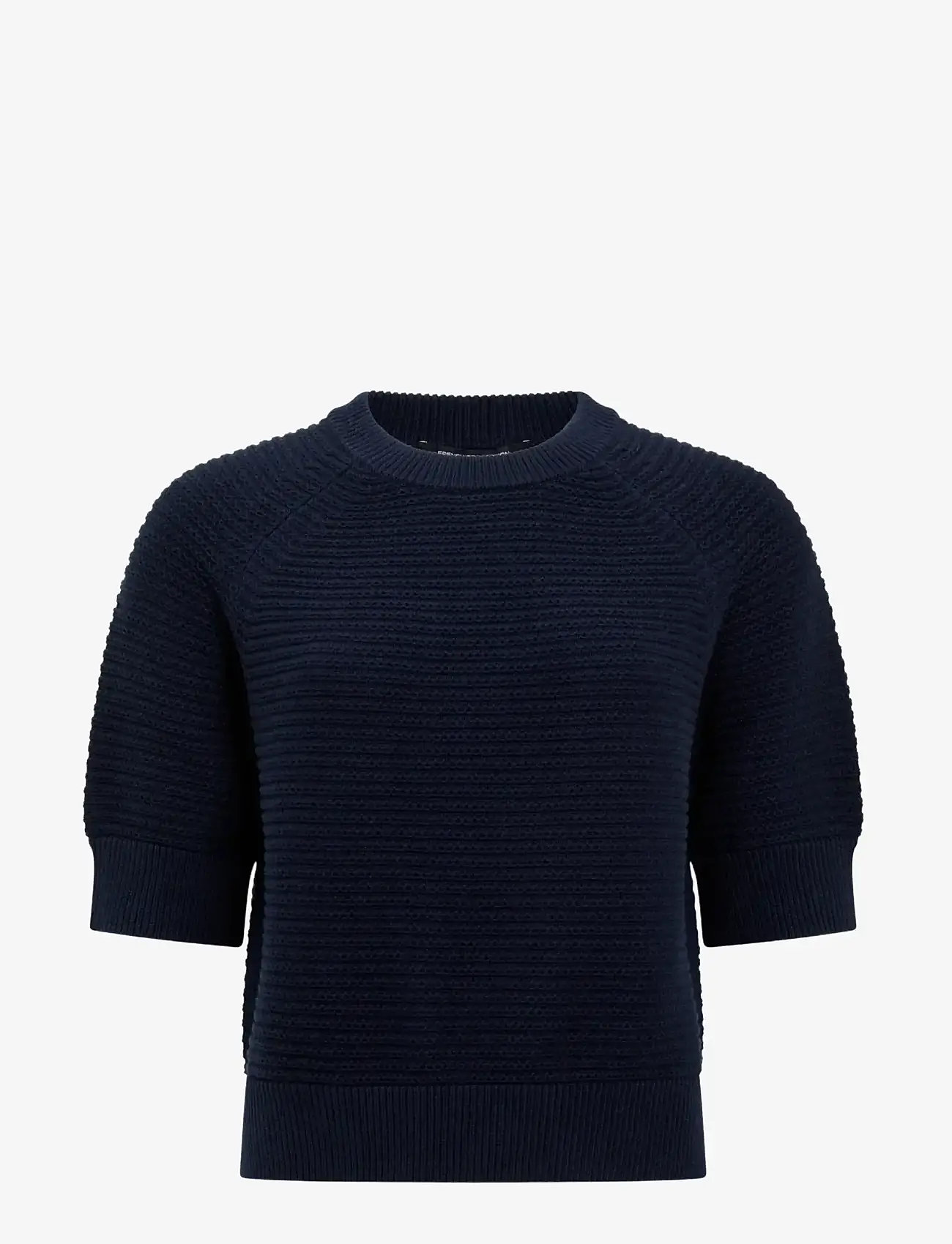 French Connection - LILY MOZART SS HIGH NECK KNIT - striktrøjer - new navy - 1