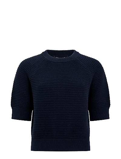 Lily Mozart Ss High Neck Knit - TrøJer