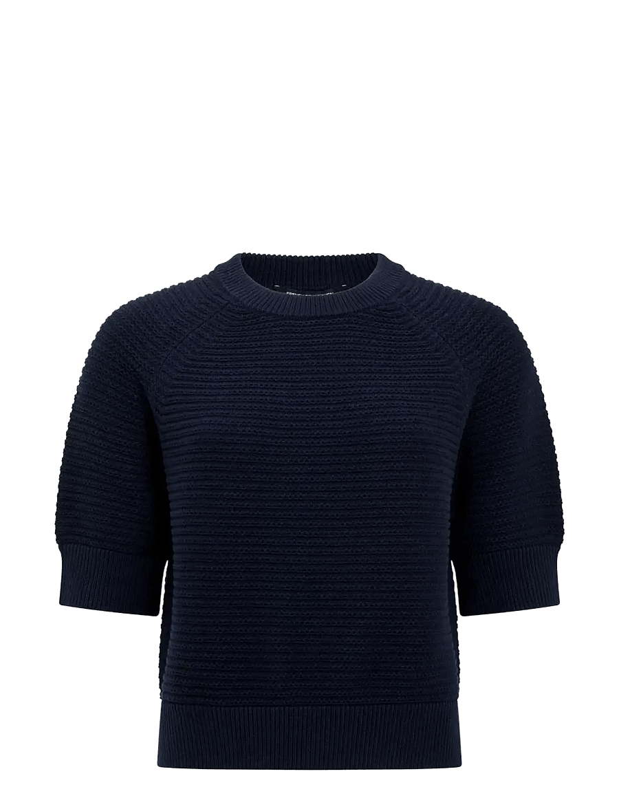 French Connection - LILY MOZART SS HIGH NECK KNIT - pullover - new navy - 1