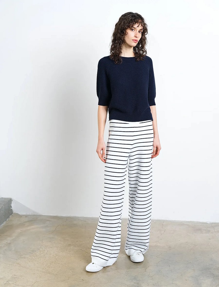 French Connection - LILY MOZART SS HIGH NECK KNIT - pullover - new navy - 2