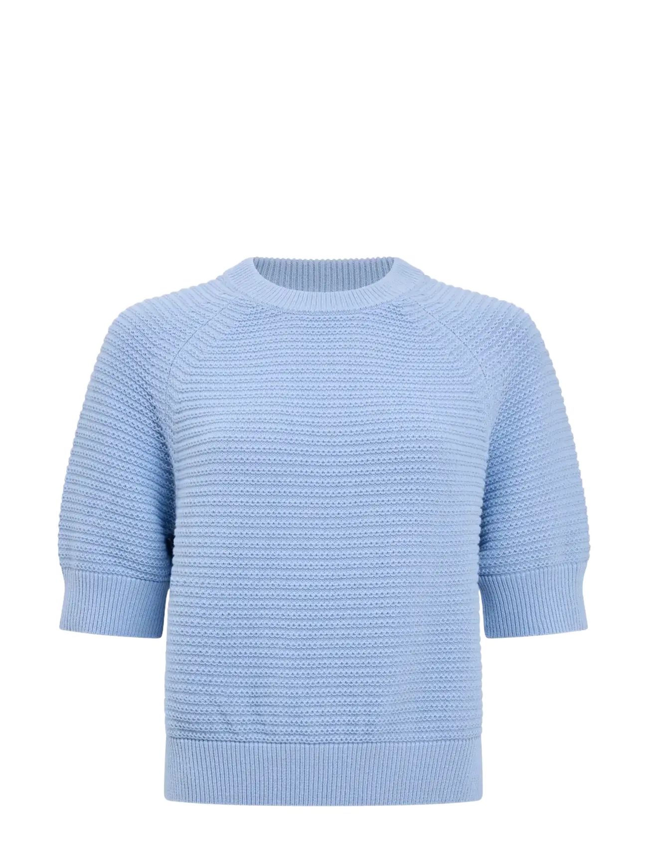 French Connection LILY MOZART SS HIGH NECK KNIT - Striktrøjer - PRETTY BLUE / blue