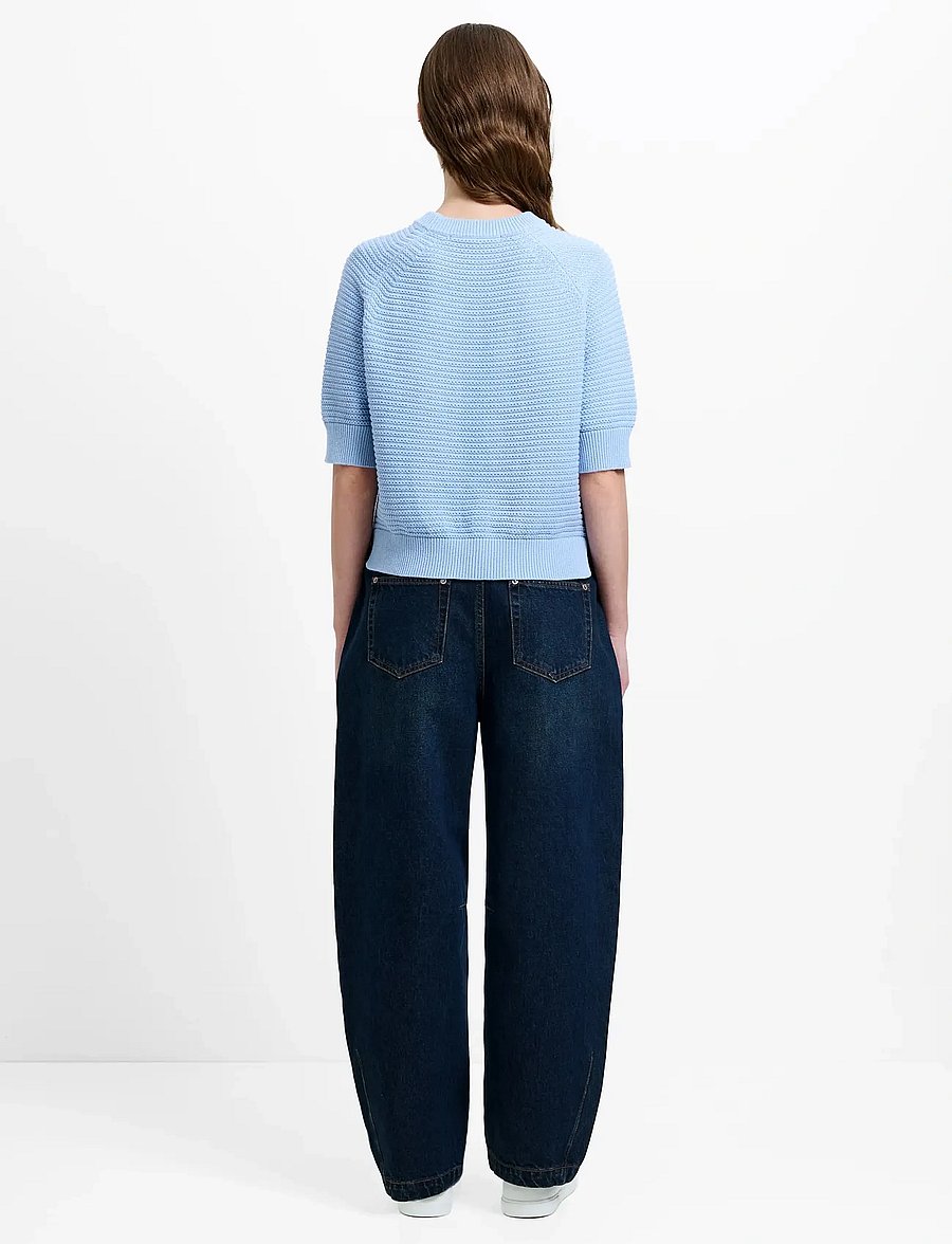 French Connection - LILY MOZART SS HIGH NECK KNIT - pullover - pretty blue - 3