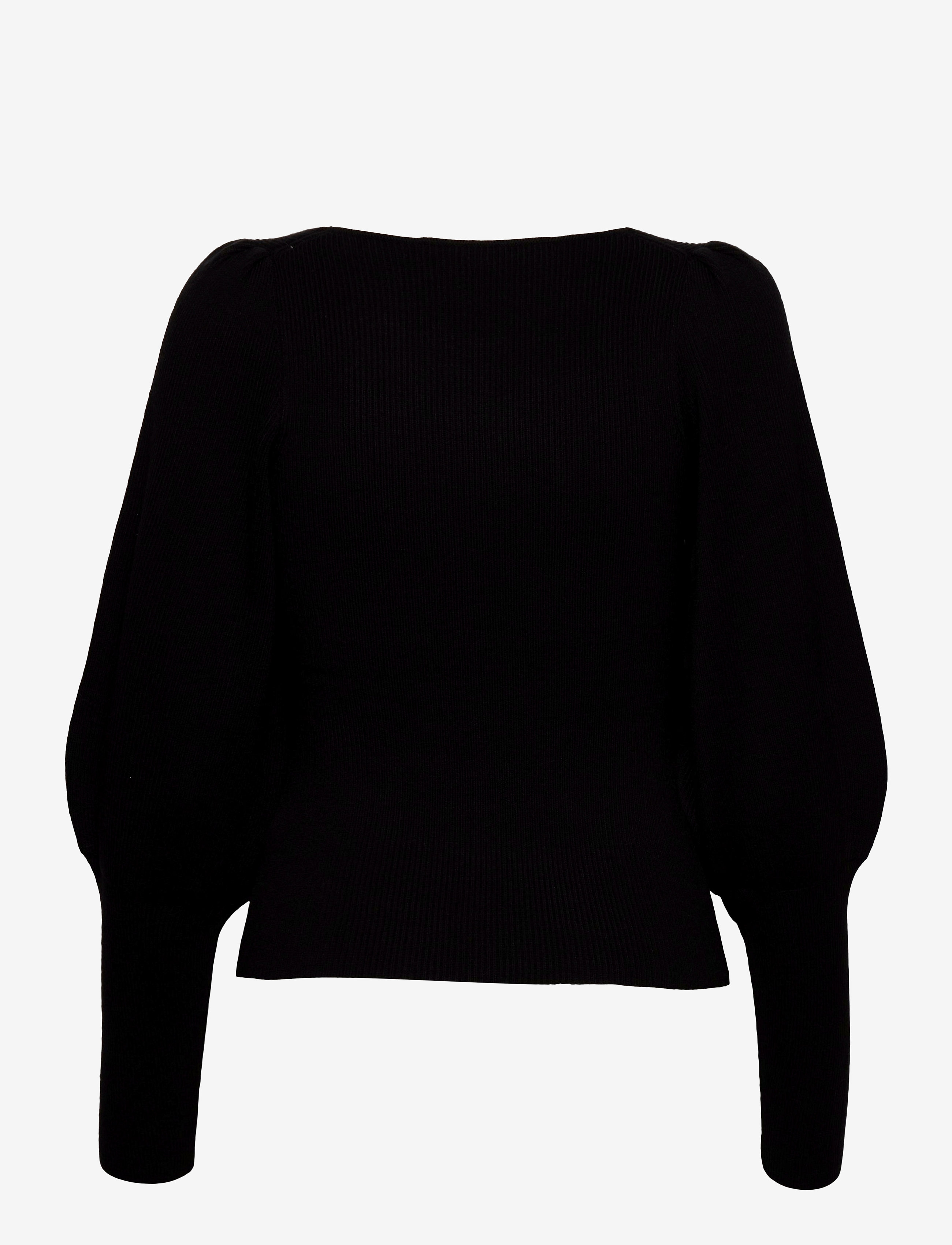 French Connection - JOSS KNITS PUFF SLEEVE JUMPER - black - 1
