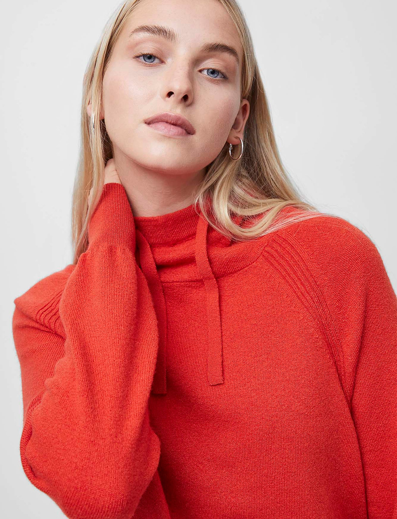 French Connection - LINA VHARI LS HOODIE - fiery red - 5
