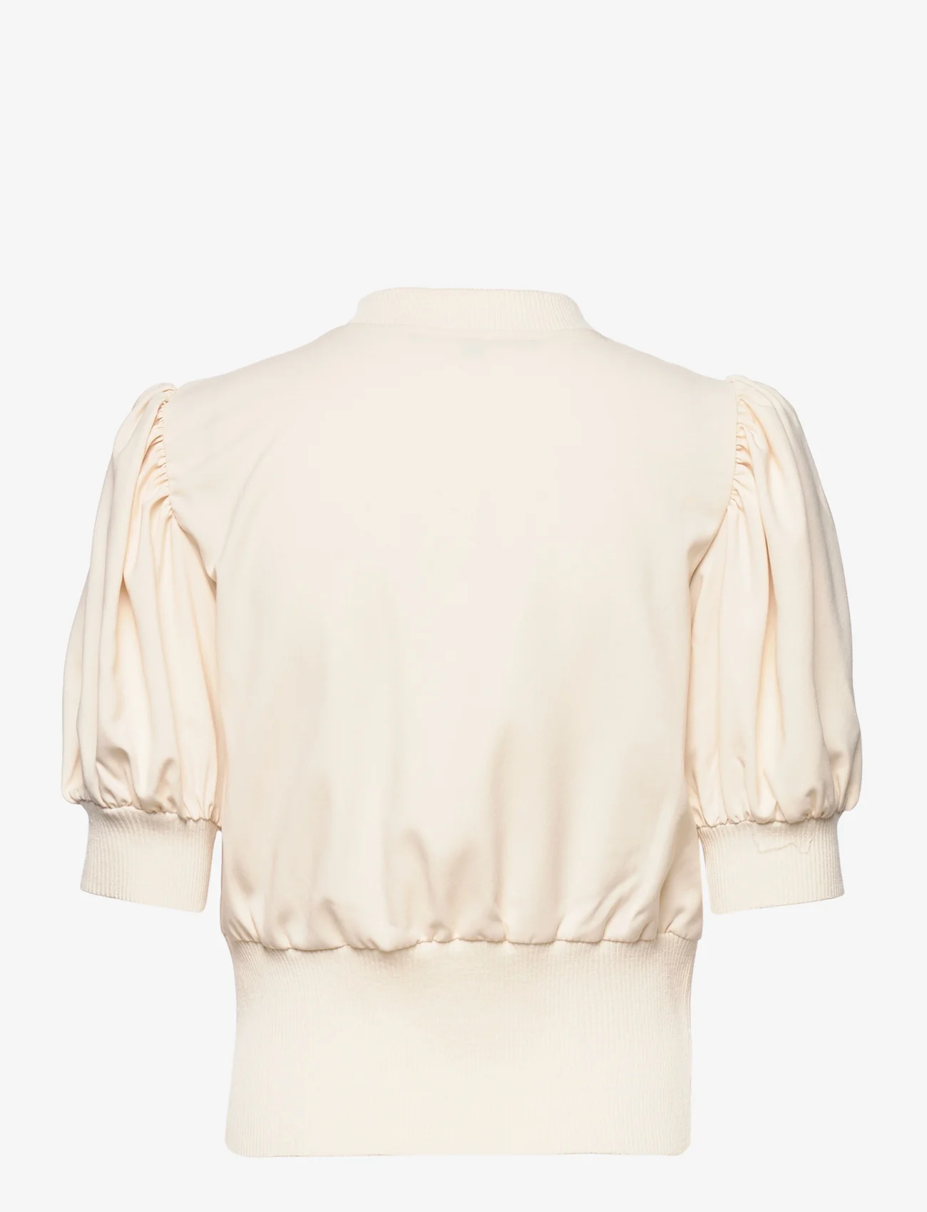 French Connection - JENNA MIX KNIT TOP - classic cream - 1