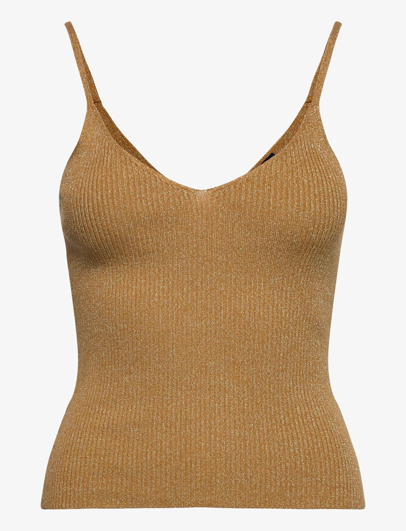 French Connection - NELLA CAMI & CARDI TWIN SET - gold brown - 1