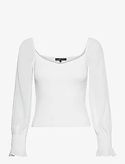 French Connection - MAIA KRISTA CREPE MIX JUMPER - džemperiai - summer white - 0