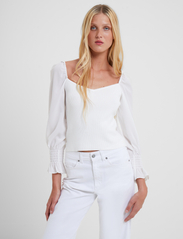 French Connection - MAIA KRISTA CREPE MIX JUMPER - džemperiai - summer white - 2