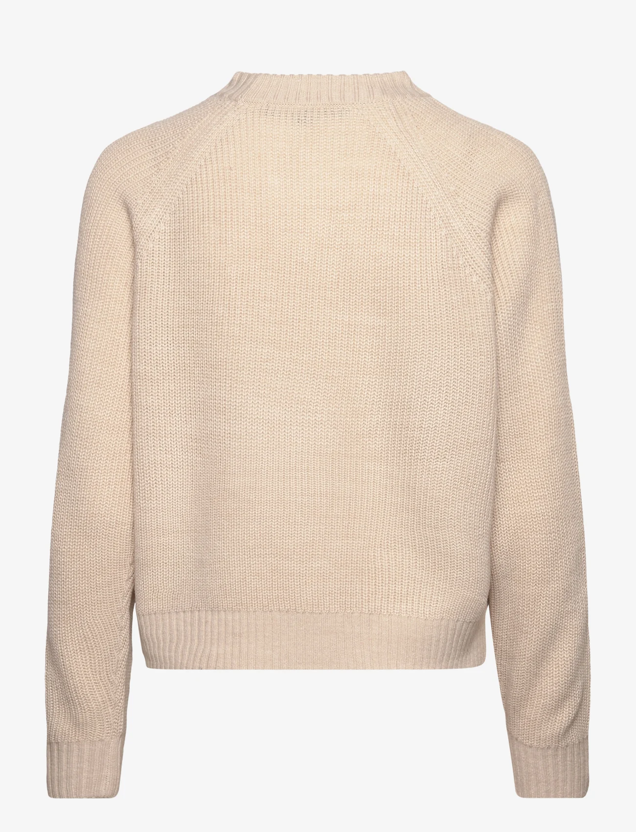 French Connection - JOLEE PEARL LONG SLEEVE CREW - jumpers - oatmeal mel - 1