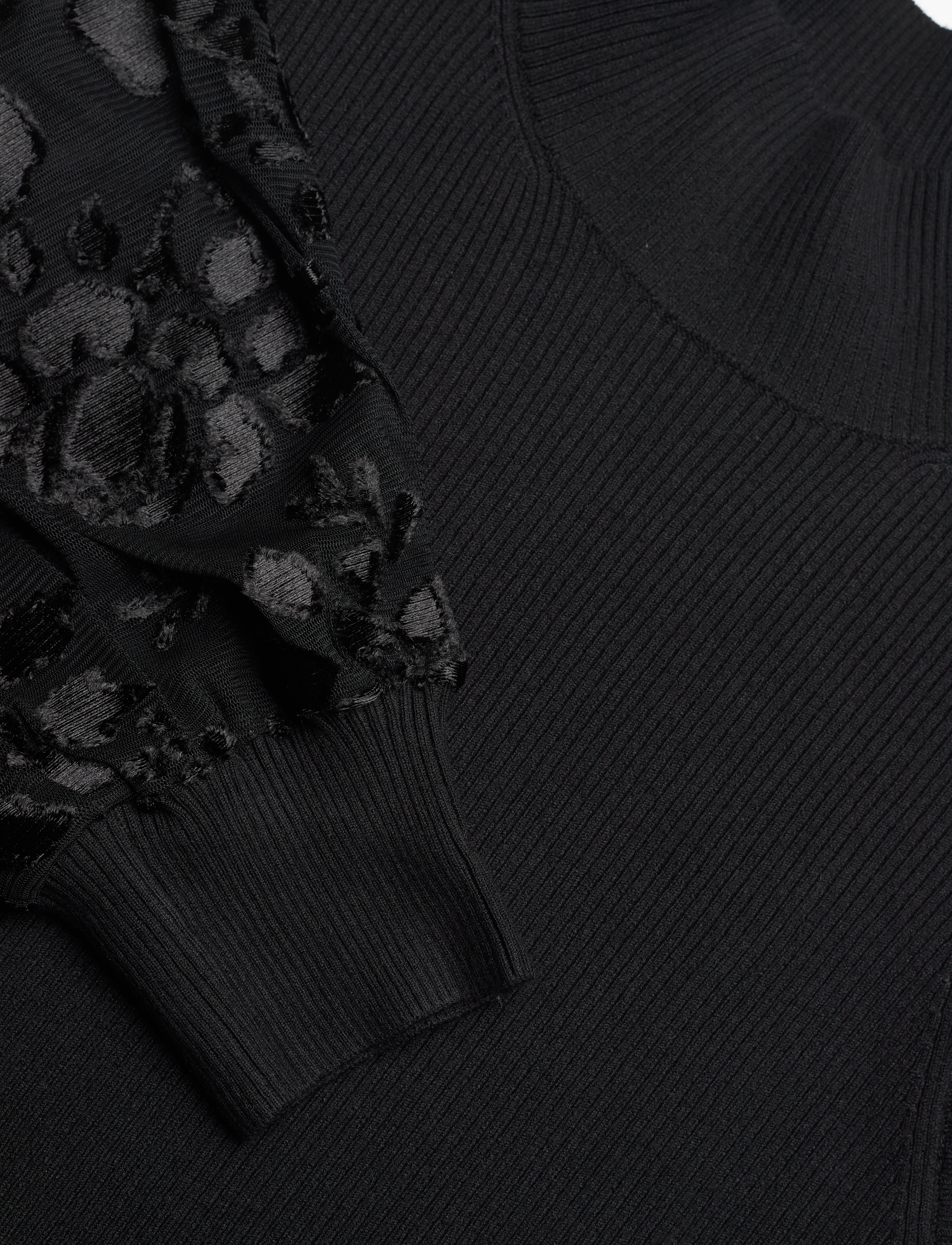French Connection - ONNIE KRISTA BURNOUT LS JUMPER - blackout - 5