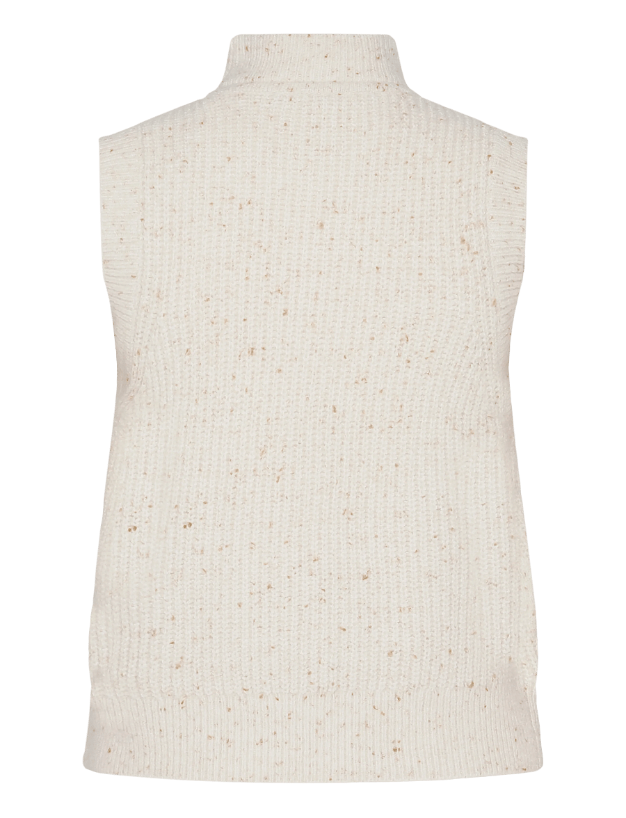 French Connection - CHARLENE LOFTY CABLE VEST - megztos liemenės - cashew neutral - 2