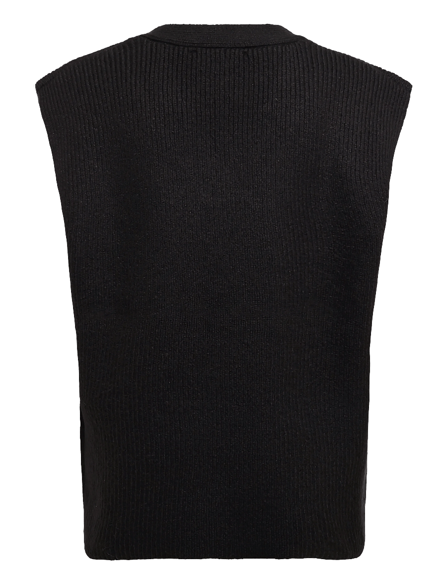 French Connection - JUNIA V NECK VEST - kootud vestid - graphite grey - 2