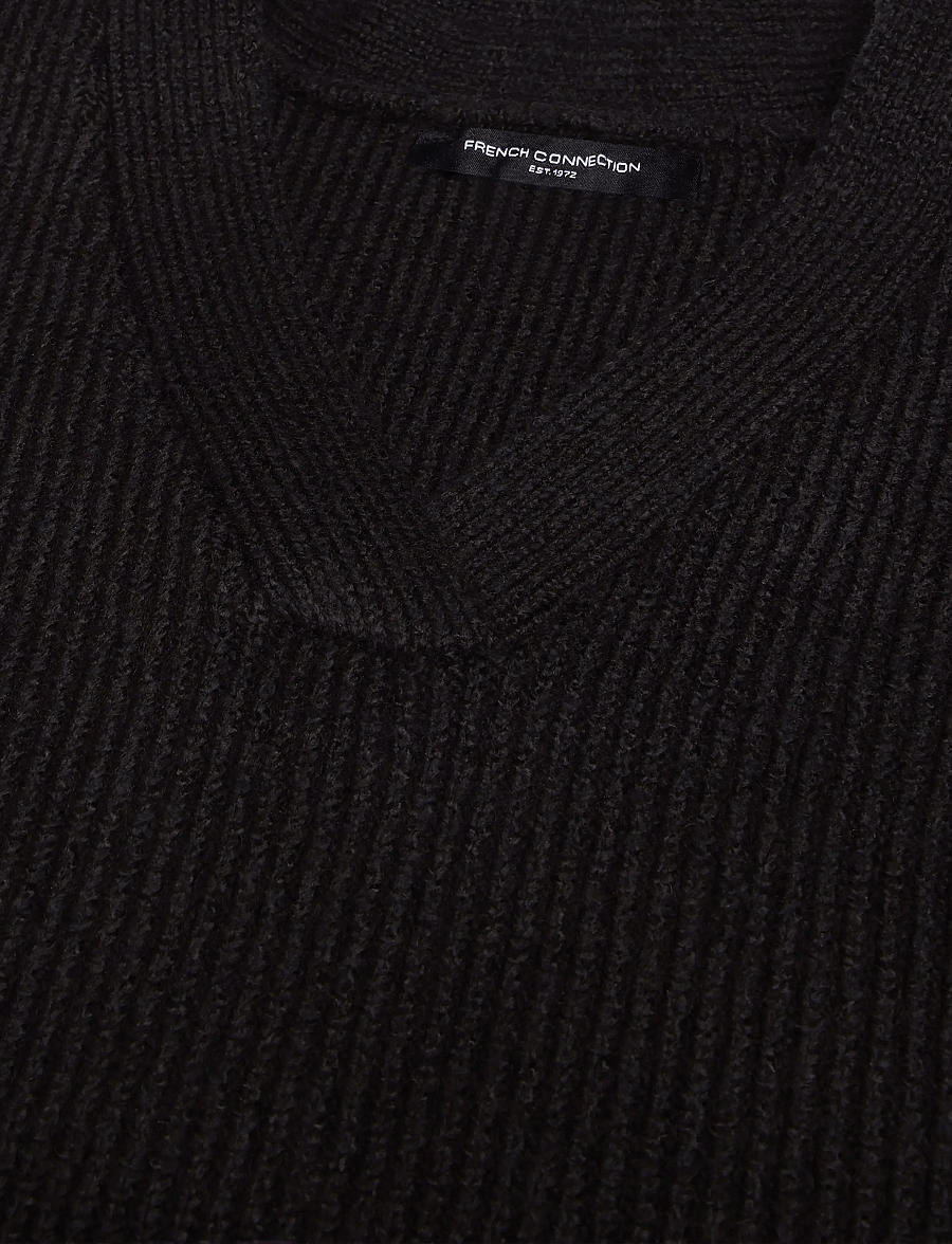 French Connection - JUNIA V NECK VEST - kootud vestid - graphite grey - 5
