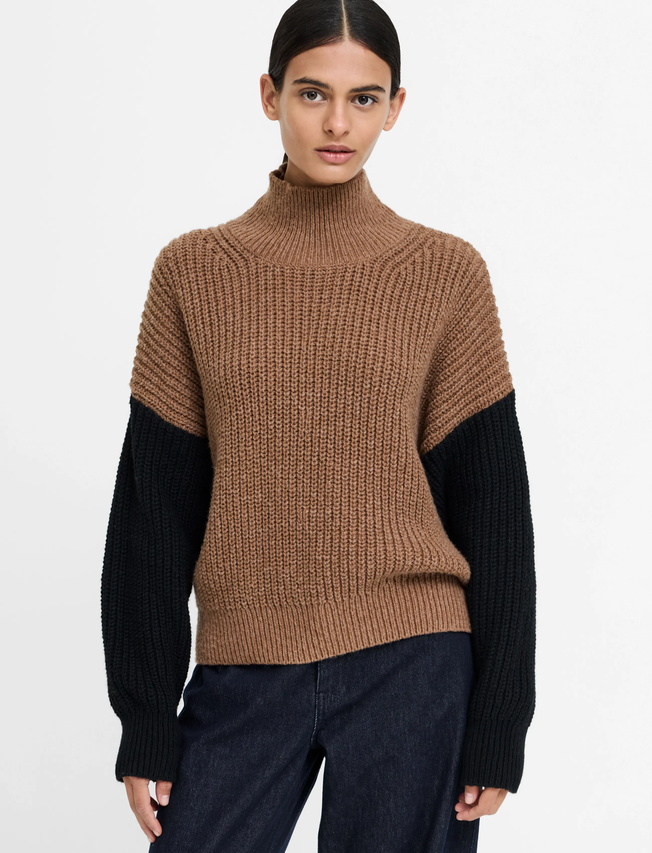 Iona Knit Colour Block Jumper