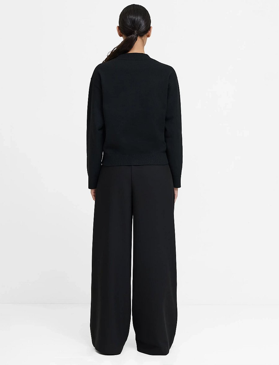 French Connection - ORIANA FLORAL NECK JUMPER - blk/khaki grn multi - 3