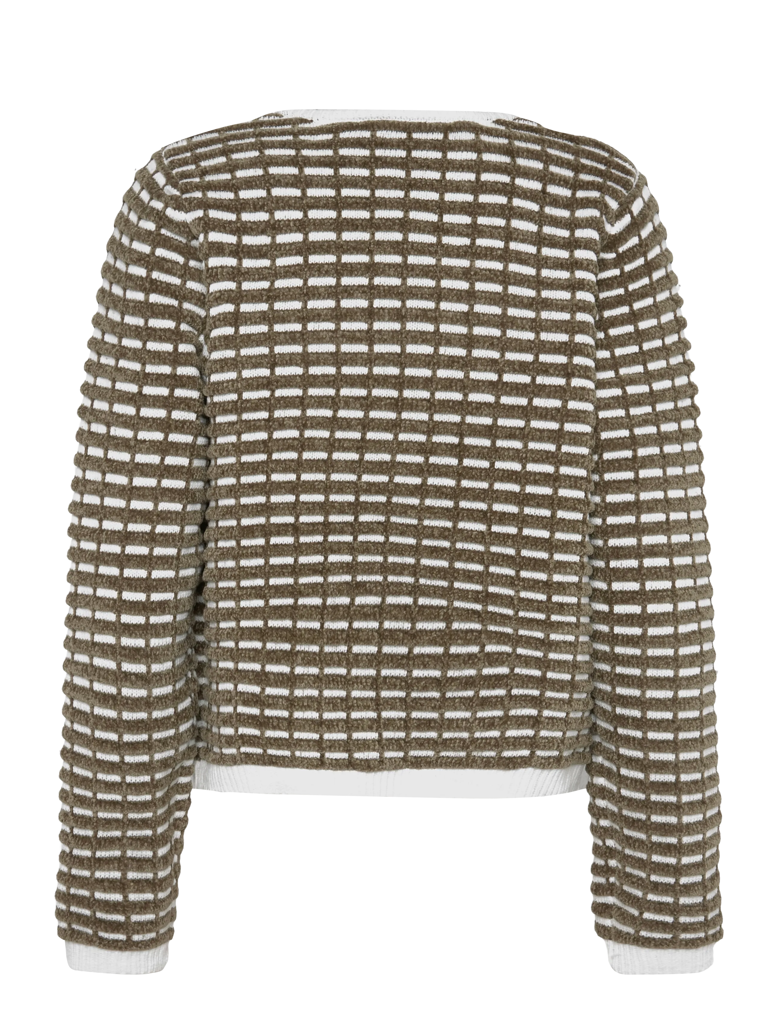 French Connection - DION NOAR EDGE TO EDGE CARDIGAN - herbstliche kleidung - khaki grn/porc crm - 2