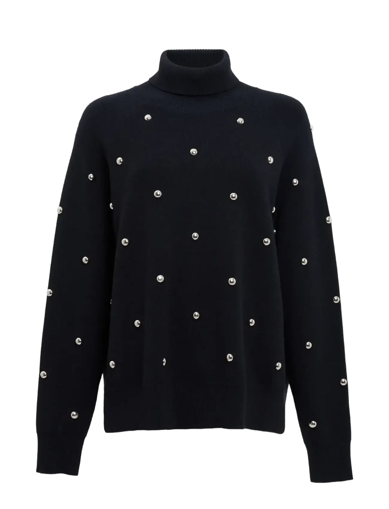 French Connection ELNA STUDDED JUMPER - Mysiga looks - BLACK / black