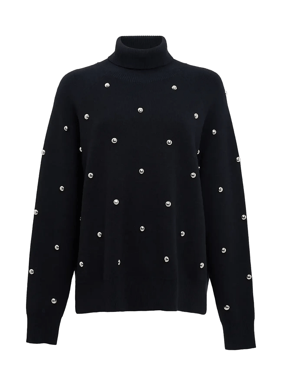 French Connection - ELNA STUDDED JUMPER - black - 1