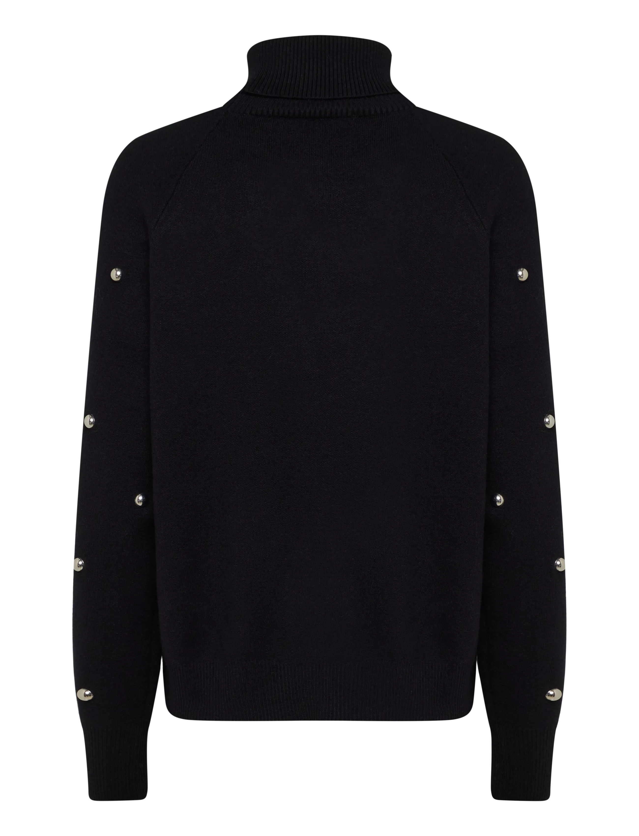 French Connection - ELNA STUDDED JUMPER - polotröjor - black - 2