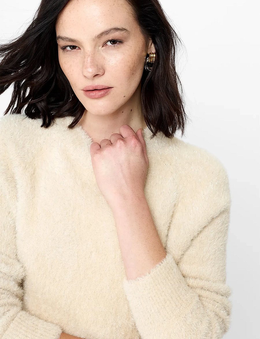 French Connection - LOGEN FLUFF JUMPER - stickade tröjor - light camel - 2