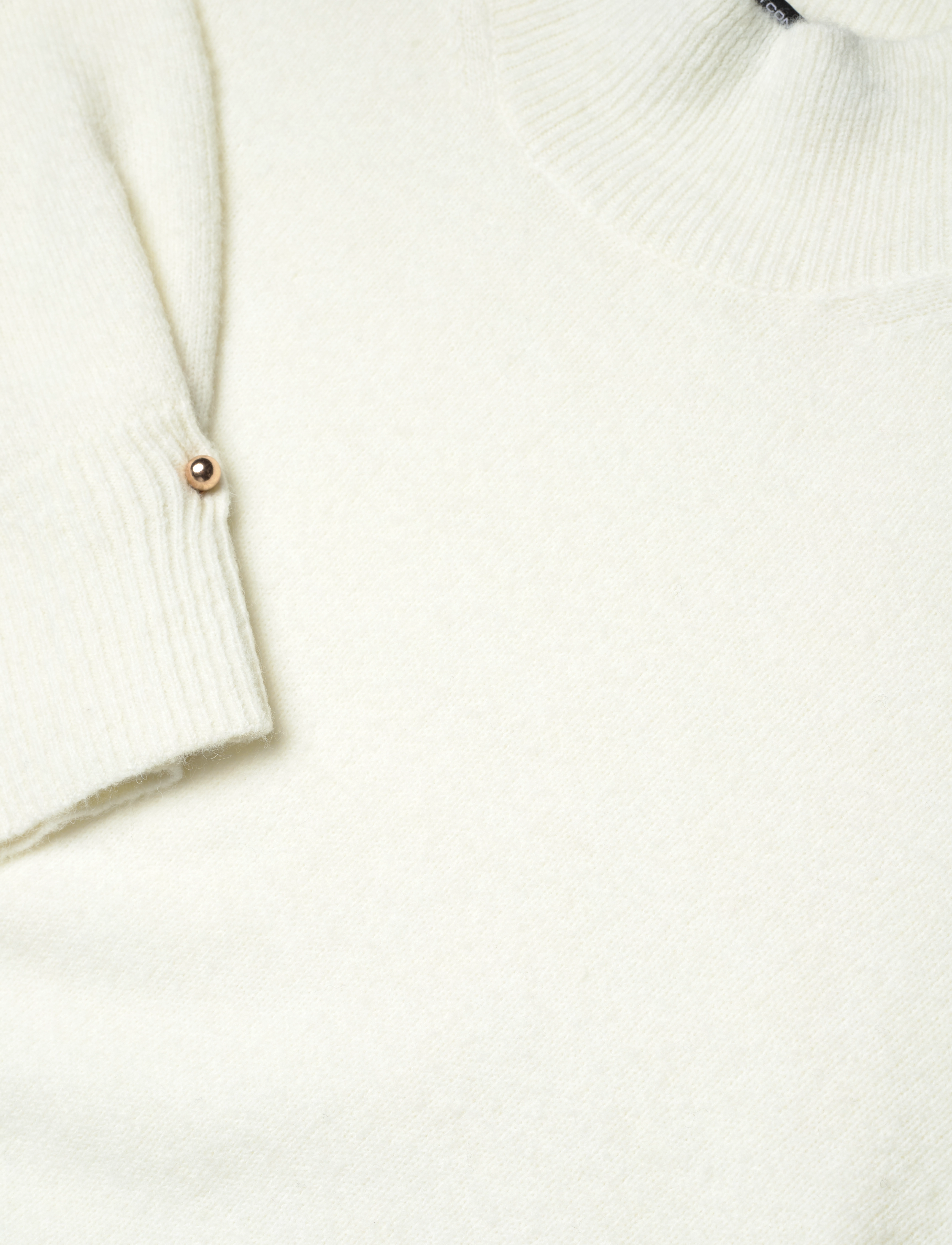 French Connection - KEZIA PEARL CUFF DETAIL JUMPER - pullover - classic cream - 5