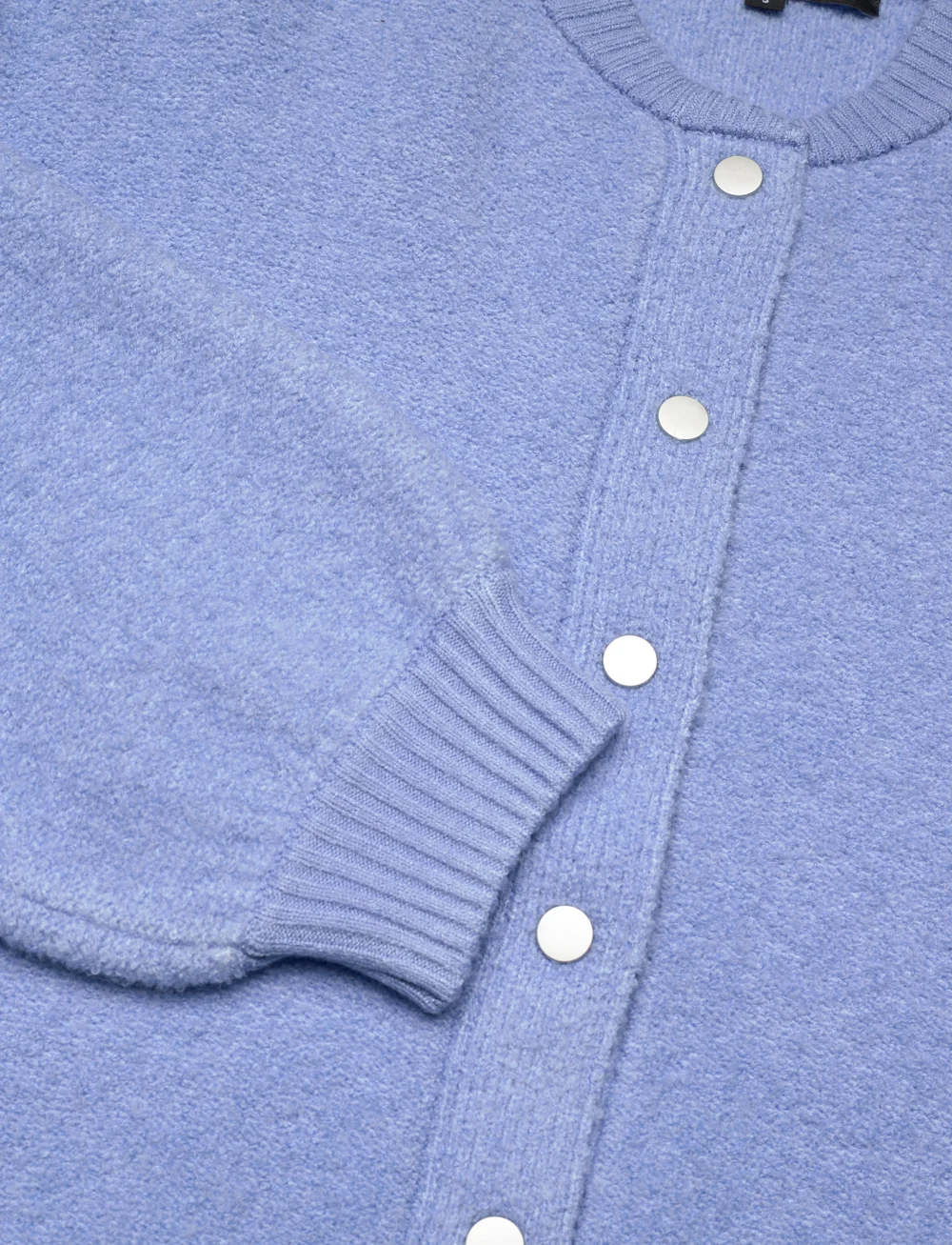 French Connection - MELISSA KNIT BOMBER JACKET - cardigans - dusted blue - 5