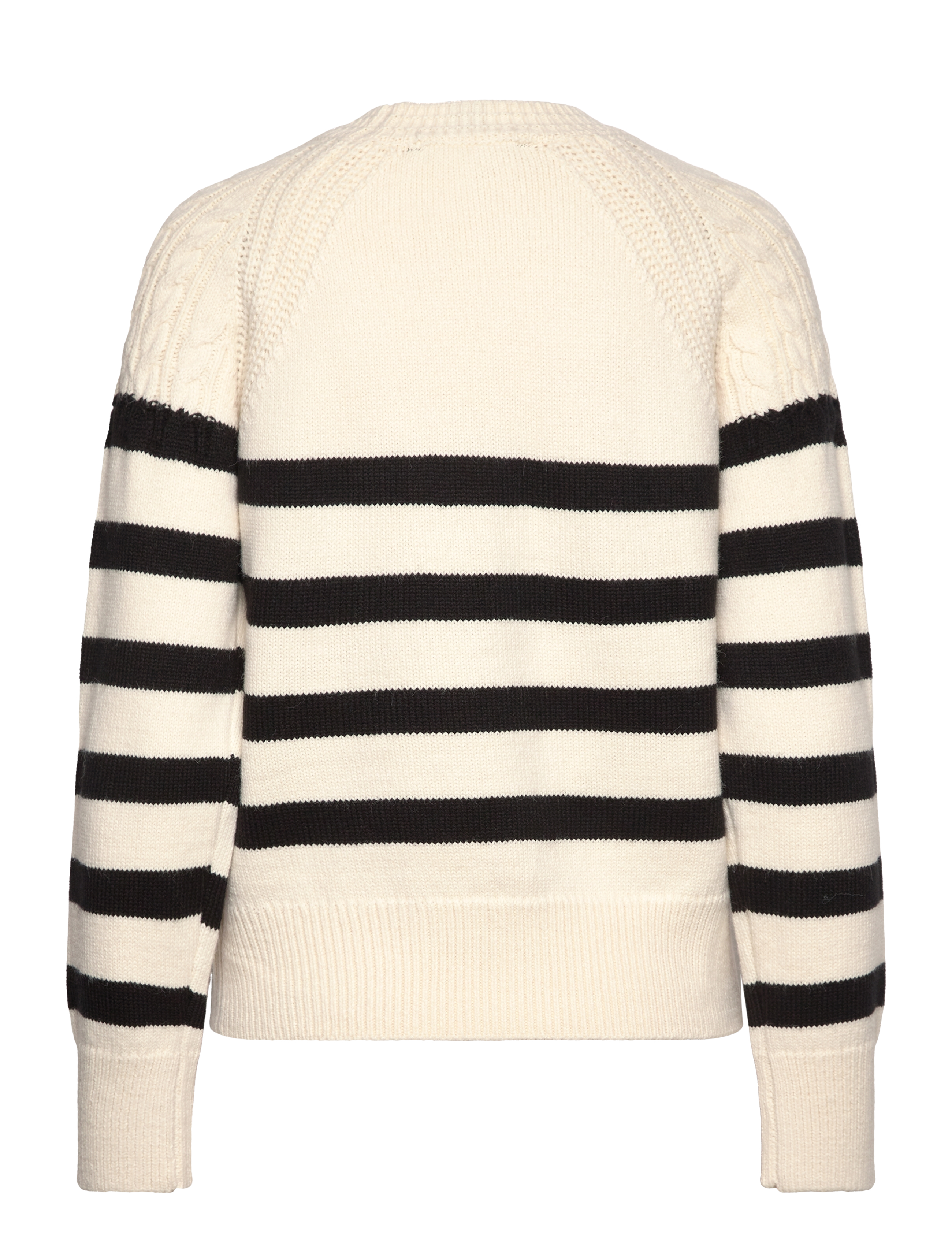 French Connection - QUINLEY STRIPE JUMPER - classic cream/blacko - 2
