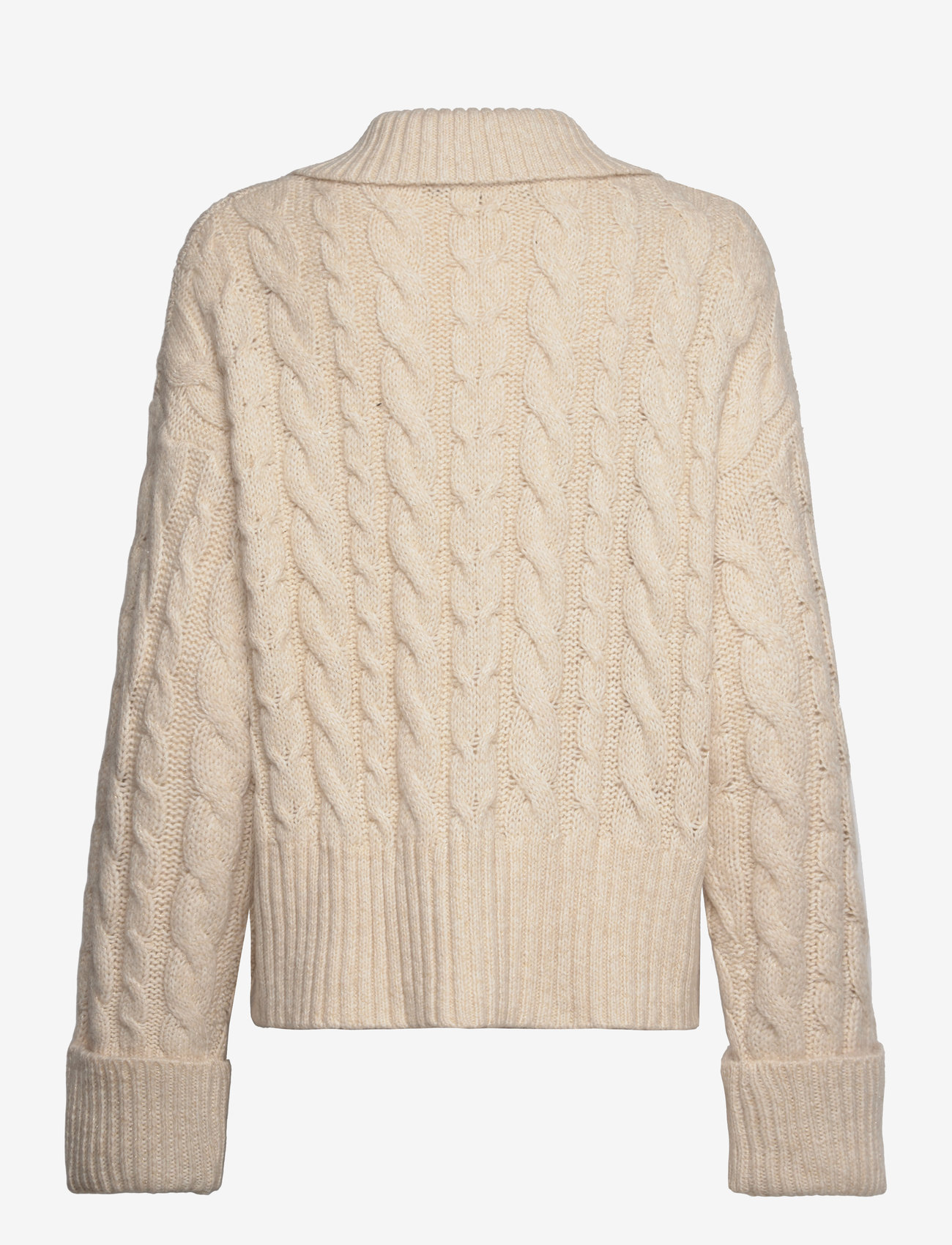 French Connection - KYLA SPARKLE LS JUMPER - striktrøjer - porcelain cream - 2